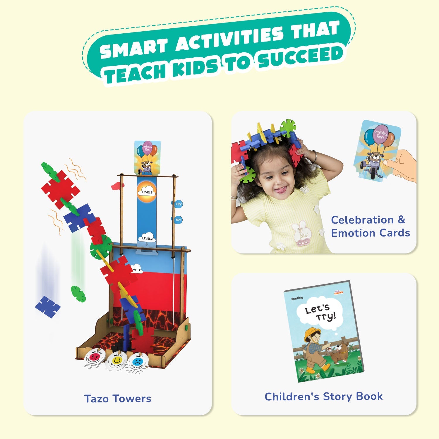 Try Tower | 4-6 Years | DIY STEM Construction Toy