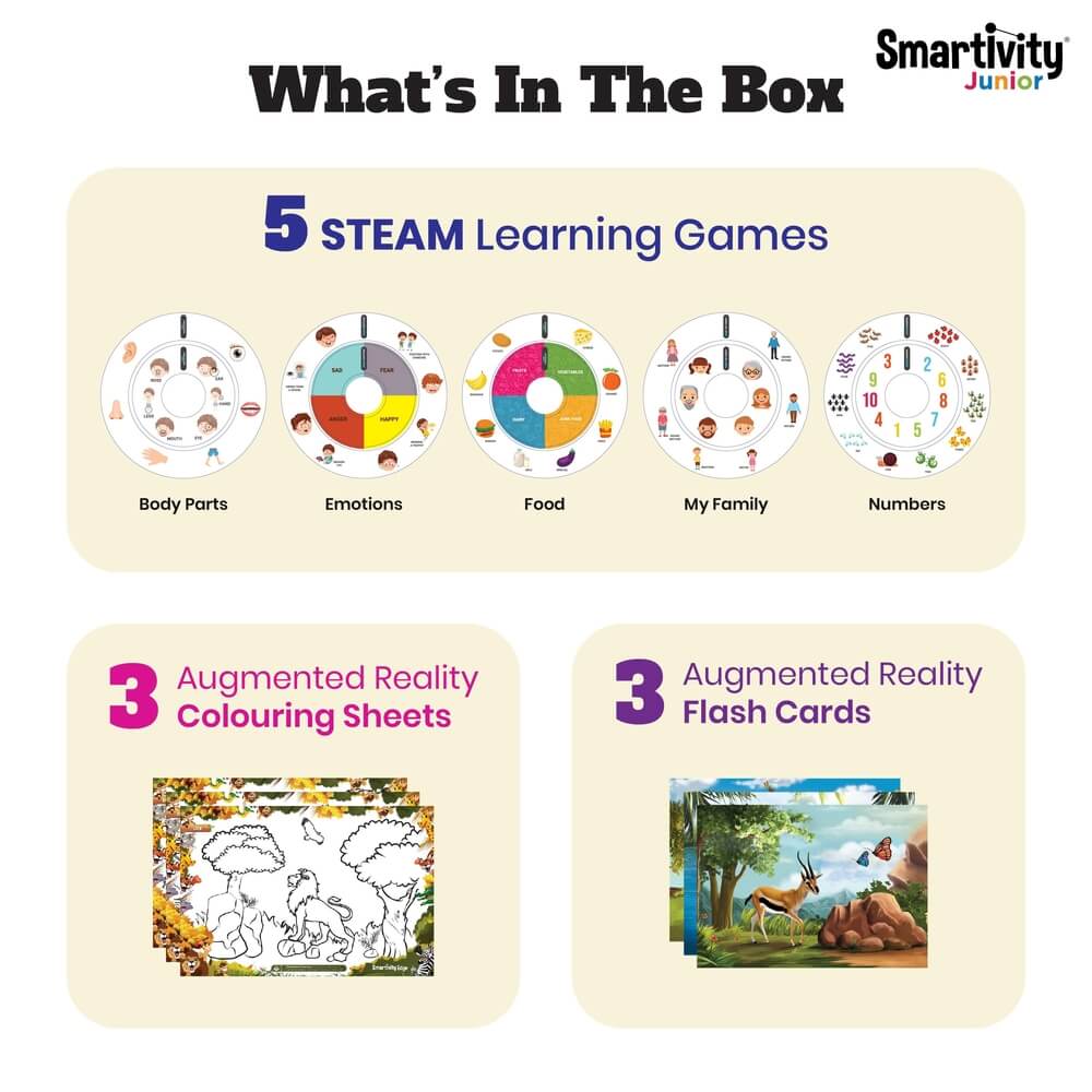 Smartivity Junior Me Family & Numbers | 3-6 Years | DIY Activity Kit